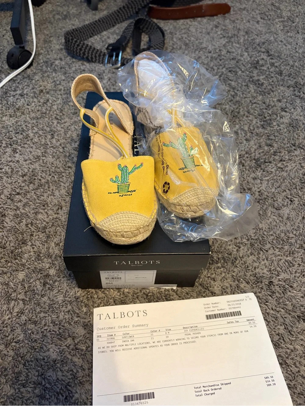 Talbots espadrille flats